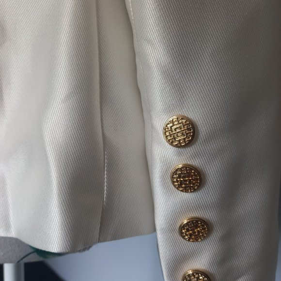 Misha Collection high quality single breasted blazer jacket, no lapel (XS) - Picture 6 of 7